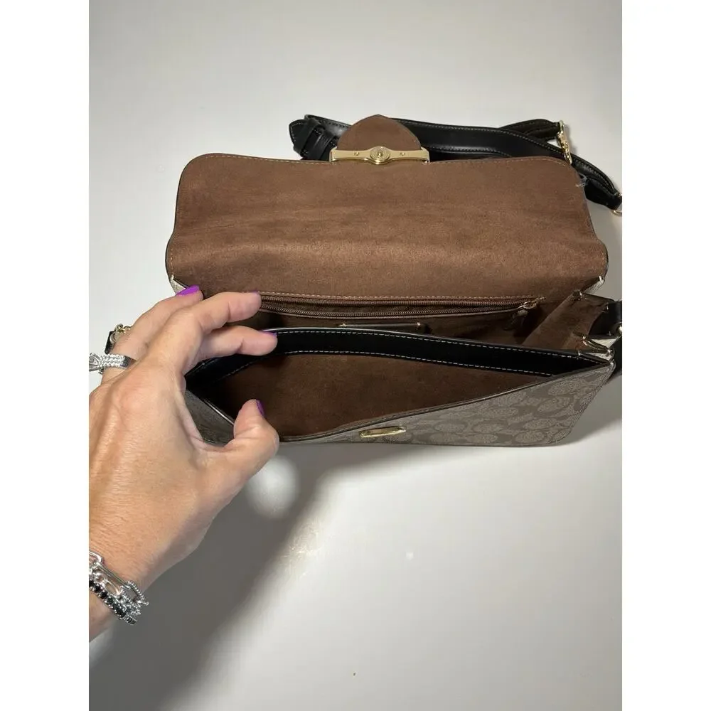 Coach Signature Colorblock Shoulder/Crossbody Bag